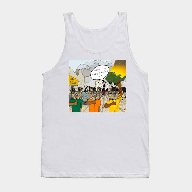 Sri Lanka Bombing Tank Top by Felipe.Makes.Cartoons